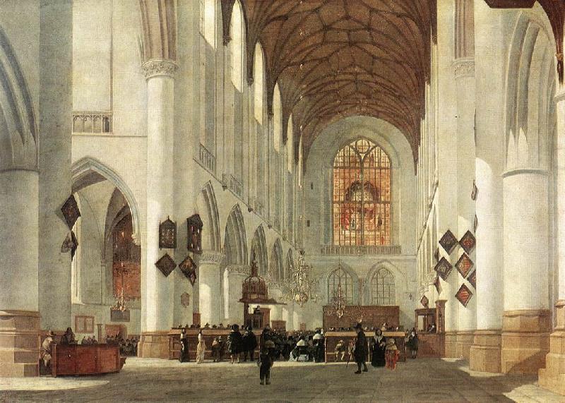 BERCKHEYDE, Job Adriaensz Interior of the St Bavo Church at Haarlem fs China oil painting art